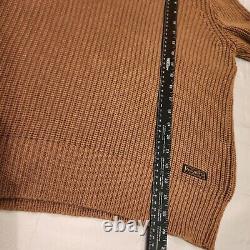 Vintage Polo Ralph Lauren Sportsman Patch Elbow Pads Shawl Collar Sweater Men XL
