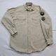 Vintage Polo Ralph Lauren Sportsmen License Respect Wildlife Patch Shirt Men's L