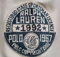 Vintage Polo Ralph Lauren Sportsmen License Respect Wildlife Patch Shirt Men's L