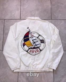Vintage Polo Ralph Lauren Stadium Lifesaver Jacket Modern Retro New With Tags XL