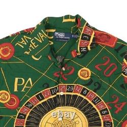 Vintage Polo Ralph Lauren Stadium Snowbeach 1992 Bear Rare Casino Shirt Size XS