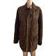 Vintage Polo Ralph Lauren Suede Coat Mens Medium Dark Brown