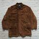 Vintage Polo Ralph Lauren Suede Jacket Size L Plaid Wool Lined Coat Leather