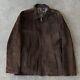 Vintage Polo Ralph Lauren Suede Leather Harrington Plaid Lined Jacket Size Xxl