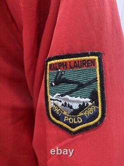 Vintage Polo Ralph Lauren Suicide Ski Patch 1967-1989 Down Puffer Jacket M RARE