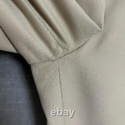 Vintage Polo Ralph Lauren Suit 42L 36x34 Italy Tan Extra Fine Wool 90s Luxury