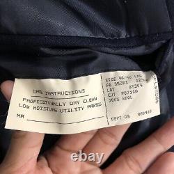 Vintage Polo Ralph Lauren Suit Blazer 46T Pants 36X30 Blue Wool Pinstripe USA