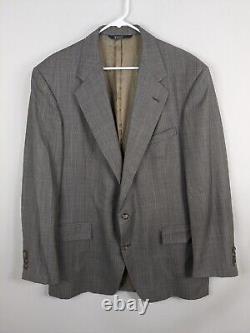 Vintage Polo Ralph Lauren Suit Men's 42R Gray Waist 38x32 Pleated Cuffed