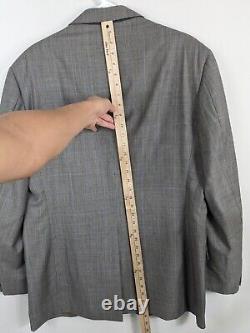 Vintage Polo Ralph Lauren Suit Men's 42R Gray Waist 38x32 Pleated Cuffed