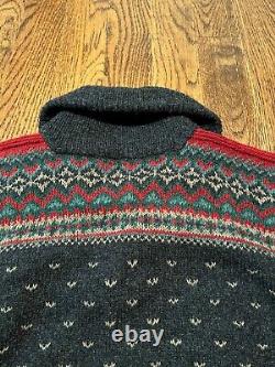 Vintage Polo Ralph Lauren Sweater Medium 97% Wool Hand Knit EUC