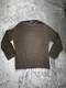 Vintage Polo Ralph Lauren Sweater Men M Brown Linen Knit Fisherman Pullover