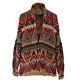 Vintage Polo Ralph Lauren Sweater Men's L Cardigan Wool Southwestern Hand Knit