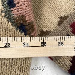 Vintage Polo Ralph Lauren Sweater Mens XL Wool Cowboy Western Knit Kanye West
