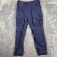 Vintage Polo Ralph Lauren Sweatpants Mens Xl Paratrooper Cargo Joggers Navy Blue