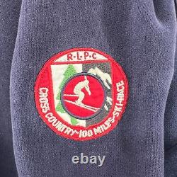 Vintage Polo Ralph Lauren Sweatshirt 6XB Big Cross Country Heavy Hoodie Jacket