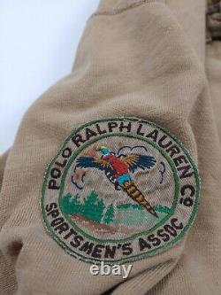 Vintage Polo Ralph Lauren Sweatshirt Toggle Sportsman Rare Country USA