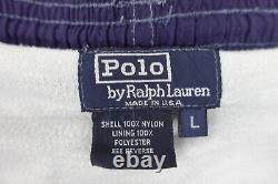 Vintage Polo Ralph Lauren Swim Trunks P Wing Stadium USA 1992 Hi Tech Sportsman