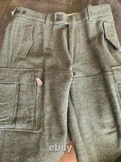 Vintage Polo Ralph Lauren TWEED CARGO Hunting Pants 36 X 31 Downton Abbey