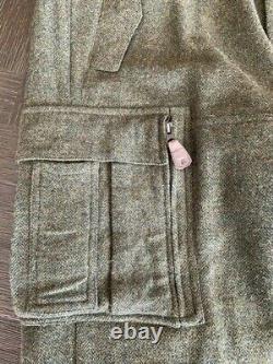 Vintage Polo Ralph Lauren TWEED CARGO Hunting Pants 36 X 31 Downton Abbey