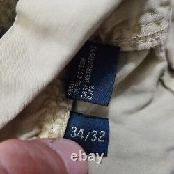 Vintage Polo Ralph Lauren Tan Paratrooper Cargo Pants 34x32 Discolored Spots