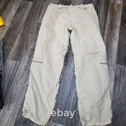 Vintage Polo Ralph Lauren Tan Paratrooper Cargo Pants 34x32 Discolored Spots