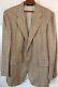 Vintage Polo Ralph Lauren Tan Pastel Linen Tweed Mens 44r