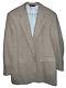 Vintage Polo Ralph Lauren Tan Sport Coat Tweed Blazer Plaid Jacket Mens 42r Vtg