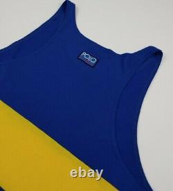 Vintage Polo Ralph Lauren Tank Top 92 US Stadium USA Rare Hi Tech 1992 Sport RL