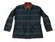 Vintage Polo Ralph Lauren Tartan Plaid Waxed Quilted Field Jacket Large Usa