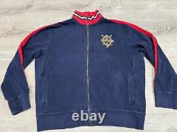 Vintage Polo Ralph Lauren Track Suit Men's XL Blue 2-Piece Jacket & Pants Cotton