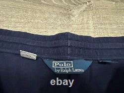 Vintage Polo Ralph Lauren Track Suit Men's XL Blue 2-Piece Jacket & Pants Cotton