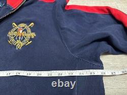 Vintage Polo Ralph Lauren Track Suit Men's XL Blue 2-Piece Jacket & Pants Cotton