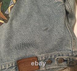 Vintage Polo Ralph Lauren Tribal Chief Jean Denim Jacket (size M)