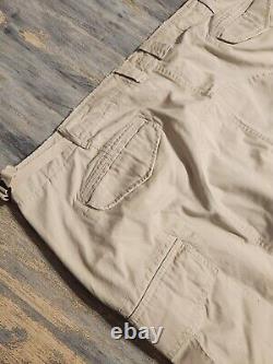 Vintage Polo Ralph Lauren Trousers Cargo Military Combat CARGO PANT 46X28