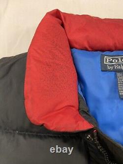 Vintage Polo Ralph Lauren USA Winter Event Puffer Vest Size Large Insulated