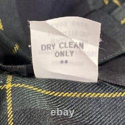 Vintage Polo Ralph Lauren USA Wool Tartan Plaid Pants 32 x 32 Pleated Cuffed