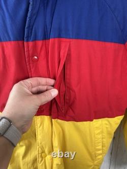 Vintage Polo Ralph Lauren Unicrest Down Puffer Jacket Men Size Large 90's