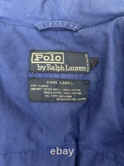 Vintage Polo Ralph Lauren Unicrest Down Puffer Jacket Men Size Large 90's