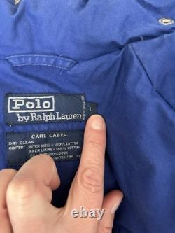 Vintage Polo Ralph Lauren Unicrest Down Puffer Jacket Men Size Large 90's