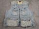 Vintage Polo Ralph Lauren Vest Mens Xxl Blue Denim Utility Hunting Fishing Talon