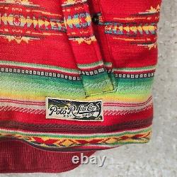 Vintage Polo Ralph Lauren Vest Mens XXL Full Zip Southwestern Aztec Missing Hood