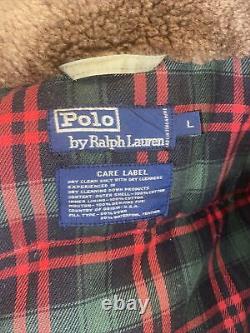 Vintage Polo Ralph Lauren Warm Down Parka Coat Heavy Fur