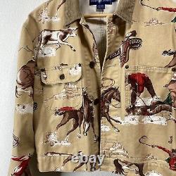 Vintage Polo Ralph Lauren Western Cowboy Jacket Womens Size L Large