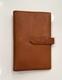 Vintage Polo Ralph Lauren Whiskey Tan Leather Three Ring Notebook Binder Planner