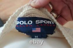 Vintage Polo Ralph Lauren Woman's Polo Bear Golf Sweater Medium Polo Sport M