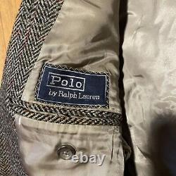 Vintage Polo Ralph Lauren Wool Blazer Men Small Atomic Fleck