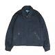 Vintage Polo Ralph Lauren Wool Bomber Coat Jacket Size Large Black