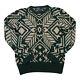 Vintage Polo Ralph Lauren Wool Handknit Aztec Sweater Mens Small