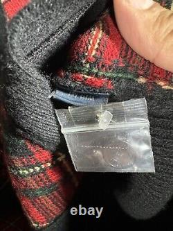 Vintage Polo Ralph Lauren Wool Holiday Tartan Plaid Vest Men's Size L (NWOT)