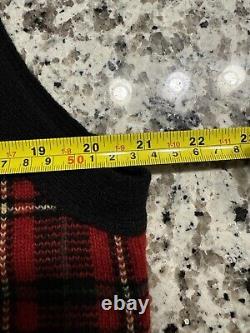 Vintage Polo Ralph Lauren Wool Holiday Tartan Plaid Vest Men's Size L (NWOT)